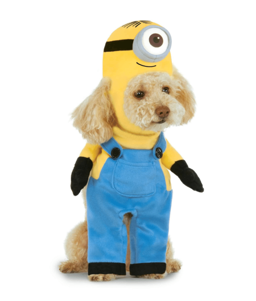 walking minion dog costume