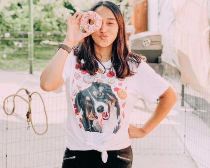 custom tshirt with dog photo