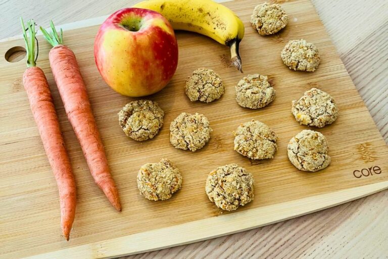 Easy Gluten Free Homemade Dog Treats | Apple Banana & Carrot Cookie