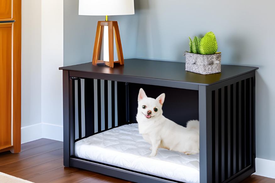 diy-dog-crate-end-table